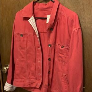J. Jill Coral Jean Jacket